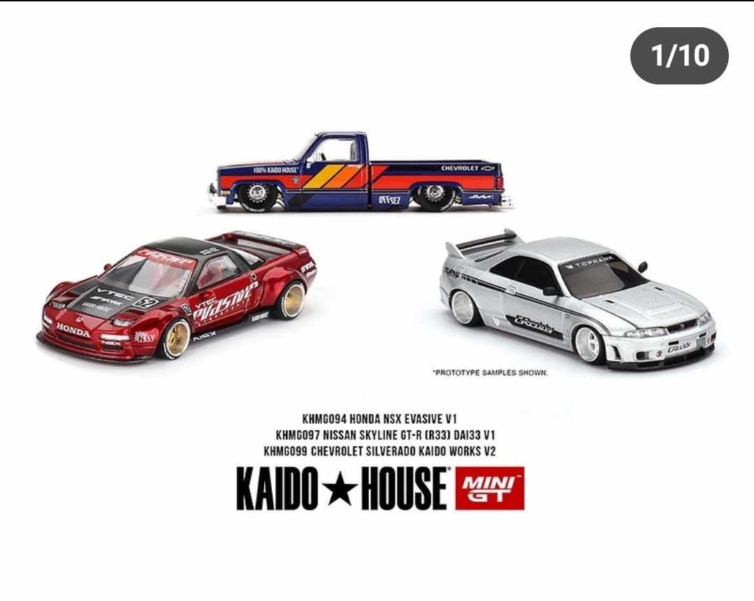 Pre-Order* Kaido House x Mini GT* Honda NSX Evasive V1 - Nissan Skyline ...